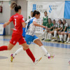Partido de liga en A Raña entre Marín Futsal y Joventut D'Elx FS