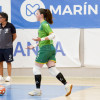 Silvia Aguete, no partido entre Marín Futsal e Poio Pescamar na Raña