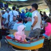 Celebración de la Recalada en el muelle de Arcade