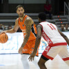 Partido entre Valencia Basket ey As Mónaco do IX Torneo EncestaRías no Pavillón Municipal 