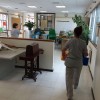 Zona de Psiquiatría do Hospital Provincial logo das tarefas de limpeza