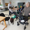 Senda, na intervención asistida con cans na residencia de Campolongo 