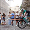 Participantes en la contrarreloj nocturna de la Costa Atlántica MTB Tour