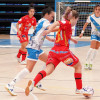 Partido de liga entre Marín Futsal y Poio Pescamar en A Raña