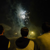 Fuegos de artificio sorpresa en el paseo de Montero Ríos
