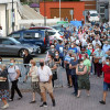 Manifestación en Campelo por el cierre de la sucursal de Abanca
