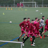 Primer entrenamiento del Pontevedra CF después de las vacaciones de Navidad del 2021