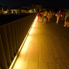 Inauguración de la nueva iluminación del puente del Burgo