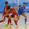 Partido de liga entre Poio Pescamar e LBTL Futsal Alcantarilla na Seca