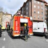 Incendio en una cocina en la calle Luxemburgo