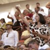 Aficionados y ambiente en la Feria de la Peregrina