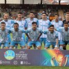 Partido entre Galicia e Belgrado en la Fase Final de la Copa de Regiones UEFA