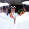 Entrega de reais despachos na Escola Naval con Felipe VI, Letizia e Leonor