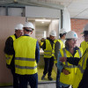 Visita a la primera fase de las obras del hospital Gran Montecelo