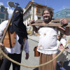 Ambiente en las calles durante la Feira Franca 2024