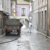 A Brilat desinfecta residencias de maiores en Pontevedra
