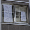 Balcones de la ciudad con mensajes de ánimo durante el estado de alarma