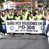Manifestación en Raxó en recordo das vítimas da PO-308 