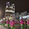 Comparsa Os Solfamidas de Campo Lameiro en el desfile de Carnaval de Pontevedra 2018