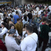 Ambiente en la Feira Franca durante la tarde