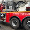 Dotación de los bomberos de Pontevedra  