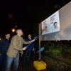 Acto de pegada de carteles para las elecciones municipales de Pontevedra