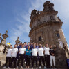 Ofrenda floral del Pontevedra CF a la Virgen Peregrina para la temporada 2023-2024