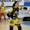 Elena, en el partido de liga entre Marín Futsal y Poio Pescamar en A Raña