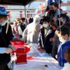 Festa de disfraces na Praza dos Barcos de Sanxenxo