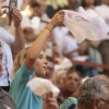 Aficionados y ambiente en la Feria de la Peregrina