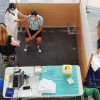 Primera jornada de vacunación en Pontevedra a escolares de 12 y 13 años