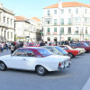 Exhibición de coches y autobuses antiguos en la Plaza de España