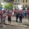Celebración del ascenso del Pontevedra CF en la Plaza del Teucro