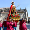 Traslado de la imagen del Ecce Homo entre Santa María y O Burgo en la Semana Santa 2023