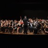 Concierto de la Banda de Música de Salcedo y de la Banda Unión Musical de Meaño en el Teatro Principal