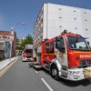 Intervención dos Bombeiros e a Policía Local por un incendio nunha cociña en Manuel Cuña Novás