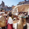 Muestra de oficios en la plaza de A Ferrería