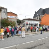 Concentración vecinal en Ponte Sampaio reclamando el retorno del médico a la consulta