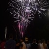 Fogos artificiais no fin das Festas da Peregrina