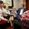 Aquilina Alonso visita el Concello por su 104 cumpleaños