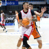 Partido entre Valencia Basket y As Mónaco del IX Torneo EncestaRías en el Pabellón Municipal 