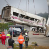 Accidente ferroviario en Santiago