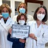 Protesta de profesionales de los PAC del área sanitaria de Pontevedra-O Salnés en Portas