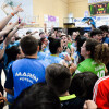 O Marín Futsal celebra a permanencia en Primeira tras vencer o Ourense na Raña