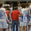 Partido entre Club Cisne Balonmano y Sinfín en el Príncipe Felipe