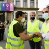 Manifestación dos traballadores de Ence por Pontevedra tras a sentenza da Audiencia Nacional