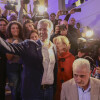 Alfonso Rueda celebra a vitoria nas eleccións galegas