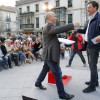 Mitin do PSdeG-PSOE ao aire libre na praza da Peregrina