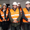 Las asociaciones visitan con Alfonso Rueda la obra del edificio de la Xunta en Benito Corbal