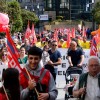 Manifestación del 1º de mayo de CCOO para pedir creación de empleo digno en la comarca